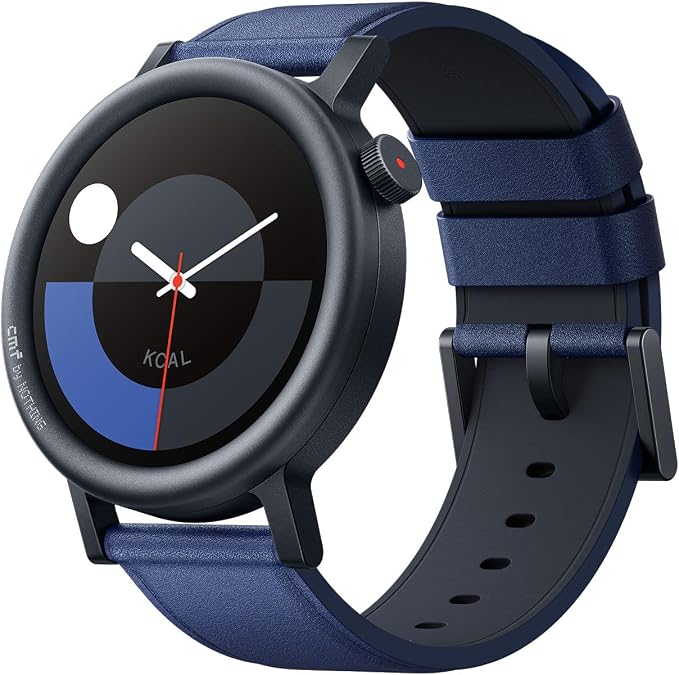 CMF Watch Pro 2 Smartwatch for Men Women, Fitness Tracker with Heart Rate, SPO₂ Monitoring,120 Sports Model, Bluetooth Calls with AI Noise Reduction, IP68 Waterproof with GPS for Android iOS Blue