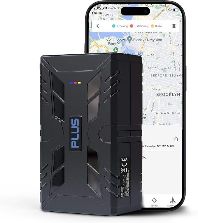 REWIRE SECURITY 104-Plus 4G Magnetic GPS Tracker for Vehicle | Easy Mount | Fits with Car, Van & Motorbike | Live Tracking | Up to 4 Month Battery Life | Low Cost Subscription Plans | Free Trial