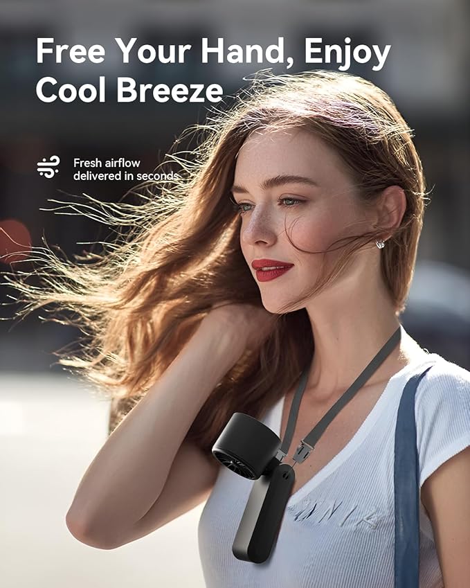 Handheld Portable Turbo Fan with Ice Cooler, Speed (1-199) 5500mAh Rechargeable Personal Fan,[20H Cooling Time] [20000 RPM] Small Pocket Fans for Travel/Outdoor/Office, Black Hot Pink