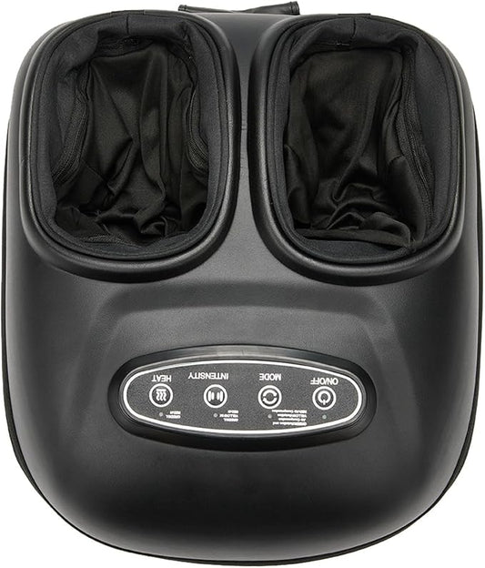 LINGTENG Electric Foot Massagers, Shiatsu Foot Massager with Heat and Compression, Deep Kneading 3-Level Pressure, Home Office Use for Men Women Parents Seniors