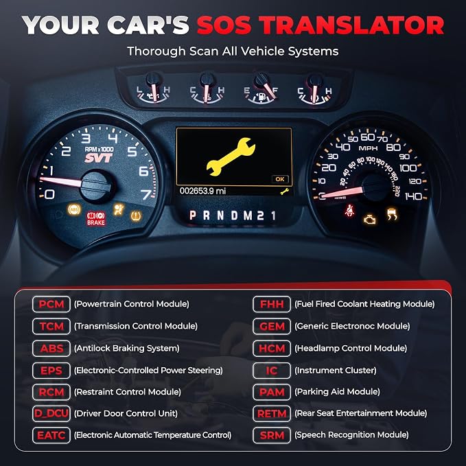 AUTOPHIX 7150P+ OBD2 Scanner Fit for Ford Lincoln Mercury, Full System Diagnostic Tool with All Reset Service, Full OBD2 Code Reader with Battery Registration ABS Bleeding Oil EPB ETC Reset