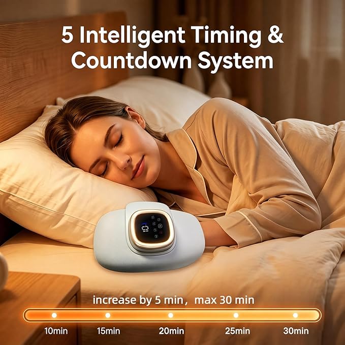 Hand Massager with Heat and Compression for Arthritist Women and Men,Cordless Electric Hand held Massager for Arthritis and Carpal Tunnel, with Touchscreen & Palm Roller