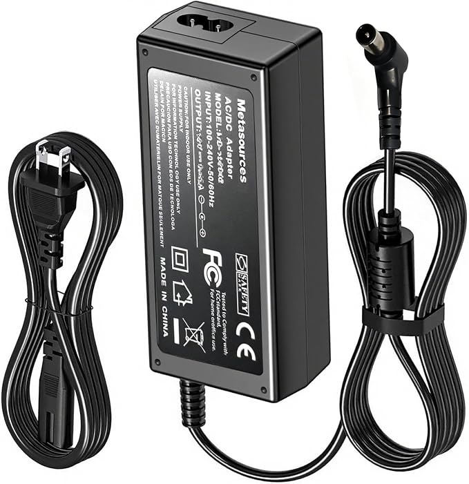 24V AC Adapter for Samsung C32G75TQSN LC32G75TQSNXZA C32G75TQS Monitor G7 | Odyssey G7 32" 240Hz Color Display Unit HDMI Curved Gaming 24VDC 2.8A DC Power Supply Cord Charger