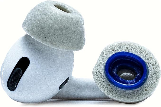 Dekoni Bulletz Memory Foam Ear Tips for AirPods Pro and AirPods Pro 2 | Replacement Ear Tips