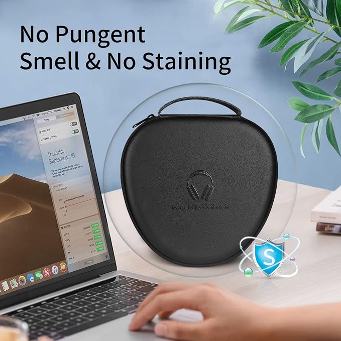 for Apple AirPods Max Case Accessory: WIWU AirPod Max Case with Sleep Mode | Airpod Max Accessories for Apple Headphones | Ultra-Slim Travel Carrying Case | Portable Storage Bag | Fits 1st & 2nd Gen