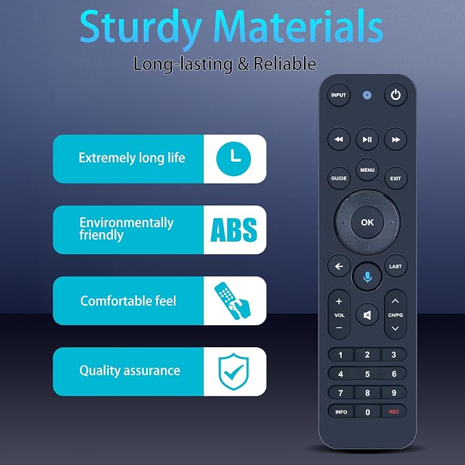 Replacement for Verizon FiOS TV One Remote Control | Voice Remote Compatible with 2019 MG3-R32140B & VRC4100 BLE - Easy to Pair