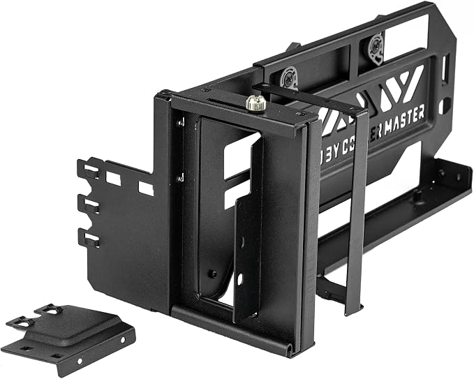Cooler Master Vertical GPU Card Holder Kit V3, PCIe 4.0 5.0 Motherboards GPUs RTX 5090 RX 9070 XT, ABS Casing, 165mm Length, Modula Adjustable for E-ATX ATX Micro ATX Case