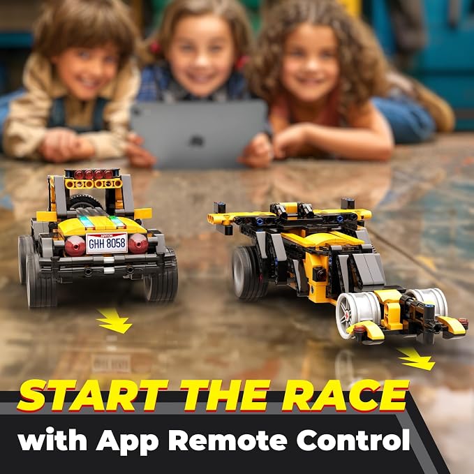 Apitor Robot R 4-in-1 Robot Building Kit, APP Remote Control STEM Coding Toys, Educational Gifts for Boys Girls Kids Ages 6-12, 4 Control Modes (300 Pieces)