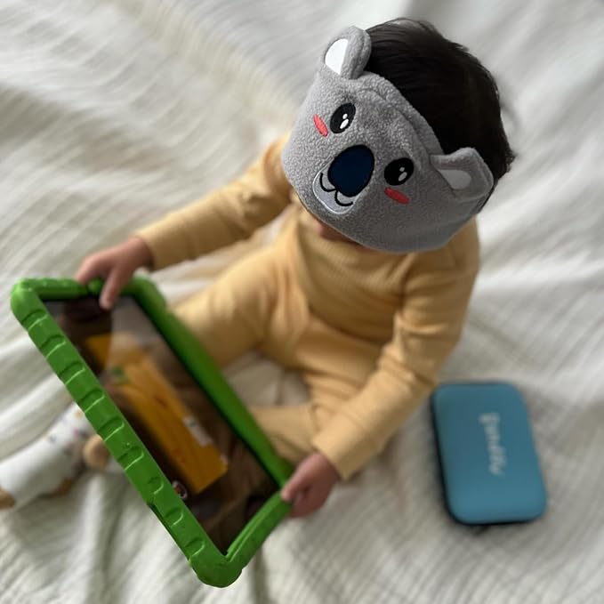 3.0 - Original Toddler Headphones, Kids Headband Headphones - Bluetooth Wireless Headband - Comfortable Headphones for Plane - Safe Volume Limit - Adjustable, Travel, School, and Sleep (Kiki)