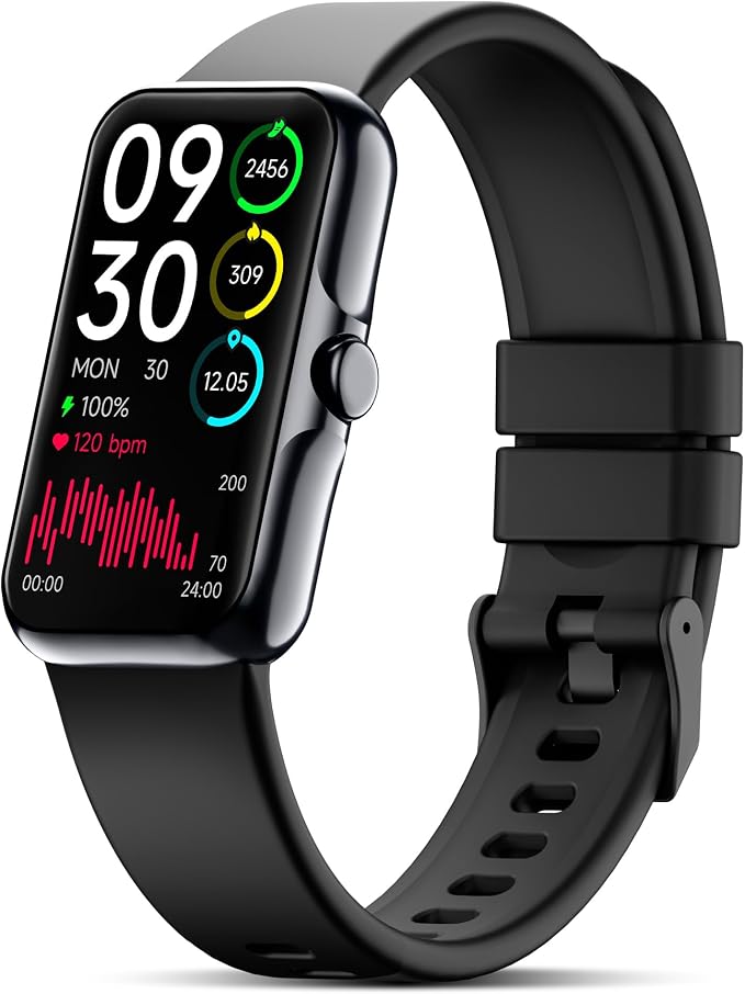 Health Fitness Tracker, Smart Watch with 24/7 Heart Rate and Blood Oxy-gen Monitor, Sleep Tracker with IP68 Waterproof, Activity Tracker Pedometer Step Counter for Women Men