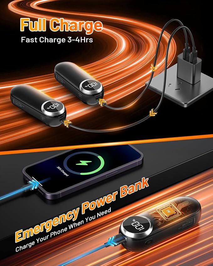 Rechargeable Hand Warmers 2 Pack - Magnetic AI Electric Hot Hands with LED Light, 3 Heat Settings Double Sided, 15H Battery Life, Portable Electric Heater for Outdoor，Hunting Camping ， Christmas Gifts