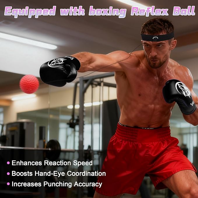 Freestanding Punching Bag for Adults,70" Heavy Duty Boxing Bag with Stand, Kickboxing and MMA Muay Thai Training Equipment for Men and Women Beginners