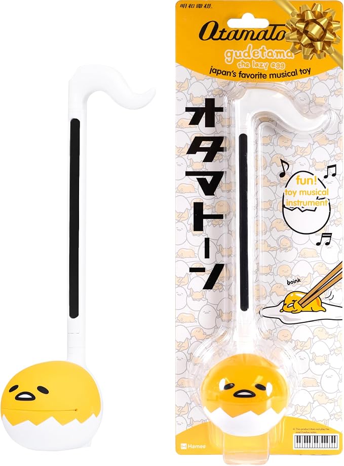 Otamatone Special Edition Sanrio (Gudetama) - Fun Electronic Musical Toy Synthesizer Instrument by Maywa Denki (Official Licensed) [Includes Song Sheet and English Instructions]