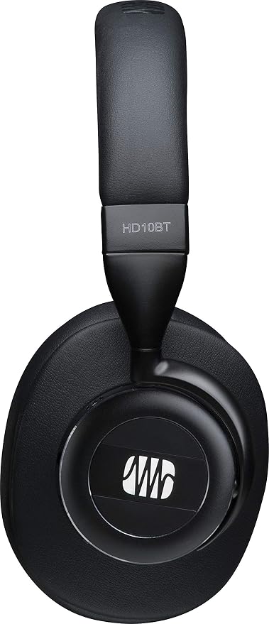 PreSonus Eris HD10BT Professional Headphones with Active Noise Canceling and Bluetooth — Closed-Back, Over-Ear Wireless ANC Studio Recording Headphones for Professional Mixing and Monitoring