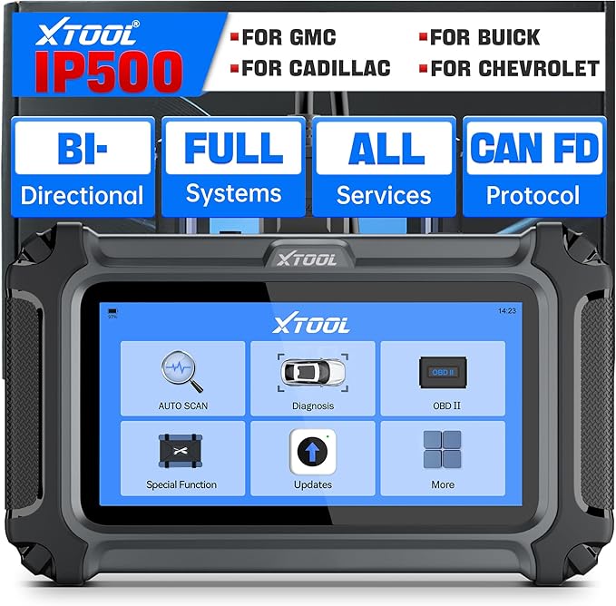 XTOOL IP500 for GM OBD2 Scanner with 1.6ft OBD2 Extension Cable