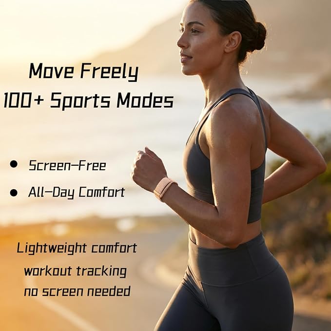 Smart Bracelet Health and Fitness Tracker, 24/7 Heart Monitor & Sleep Tracker, Multi-Sport Tracker Wristband with Free APP (Pink)