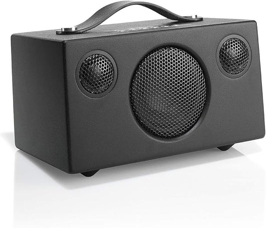 Audio Pro Addon T3+ Wireless Speaker - Powerful Sound, Portable Design, Long Battery - Bluetooth, WiFi, AirPlay - Outdoor, Indoor, Home, Camping, Travel, Beach - Alexa Compatible - Black