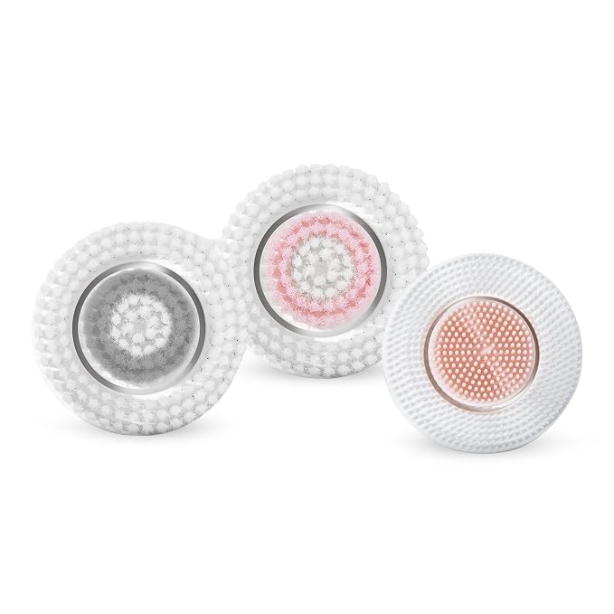 Vanity Planet Facial Cleansing Brush Replacement Heads, Raedia 2.0-3 Interchangeable Replacement Brush Heads – Lightweight & Water Resistant Face Exfoliator Cleansing Brush for Glowing Skin