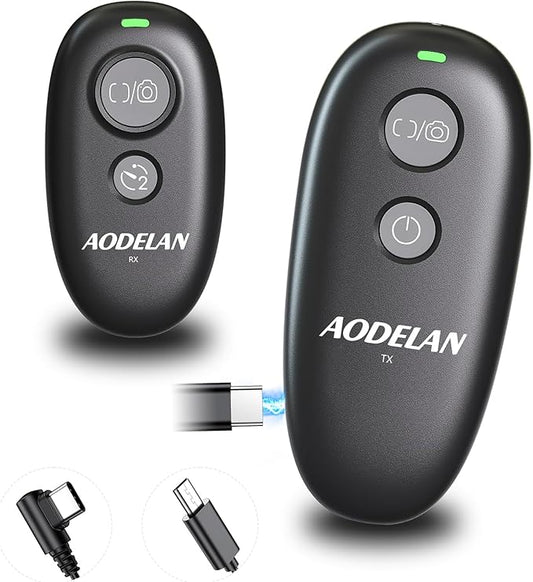 Upgraded USB-C Rechargeable Wireless Camera Remote Control Shutter Release for Sony A7 III, A6000, A6400, A6700, A7R IV, A7R III, A7C II, ZV-E10 II, ZV-E1, ZV-1, A6600, A6100, RX100 VII, RX10 IV, A9