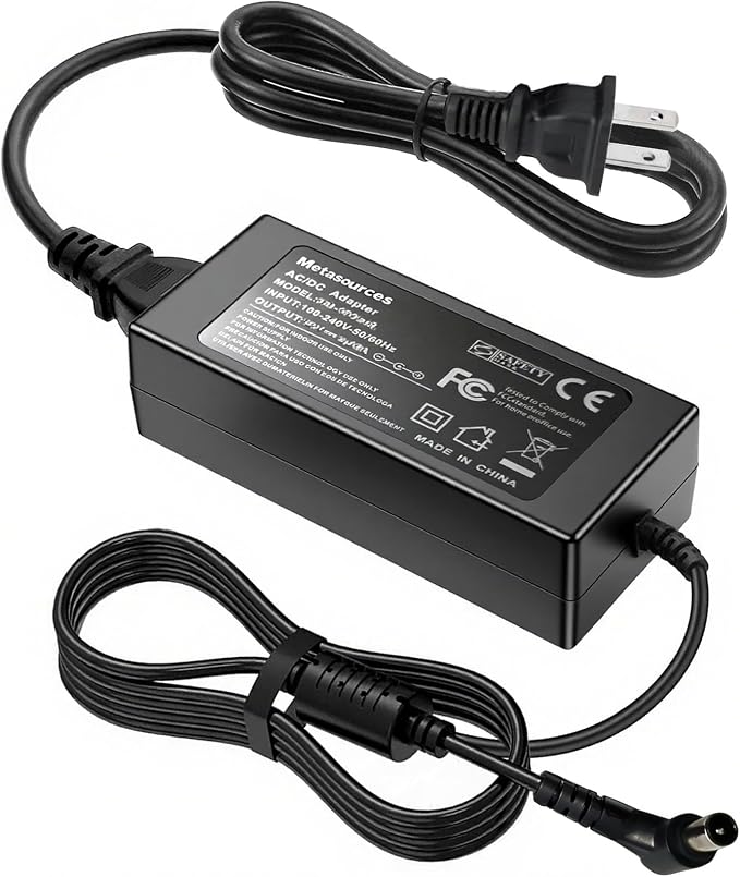 24V AC Adapter for Samsung C32G75TQSN LC32G75TQSNXZA C32G75TQS Monitor G7 | Odyssey G7 32" 240Hz Color Display Unit HDMI Curved Gaming 24VDC 2.8A DC Power Supply Cord Charger