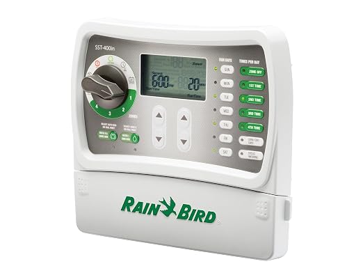 Rain Bird SST400IN Simple-to-Set Indoor Sprinkler/Irrigation System Timer/Controller, 4-Zone/Station (This New/Improved Model Replaces SST400I)