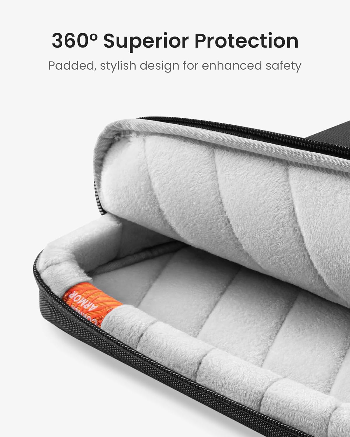 tomtoc 360 Protective Laptop Carrying Case for 15.6-16.2 Inch Acer Aspire 5/7, Lenovo Legion 5i Pro Gen 7, The Razer Blade 17, Dell Inspiron 16/XPS 17, LG Gram 17, More Asus Thinkpad Chromebooks