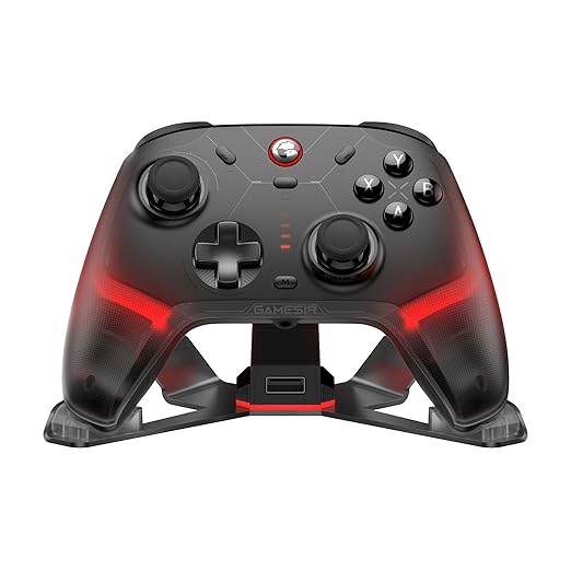 GameSir Cyclone 2 Wireless PC Controller — 1000Hz Polling Rate, TMR Joysticks, Hall Effect & Micro 2-in-1 Triggers, PC Gaming Controller for PC/Android/Switch/Switch 2 with Charging Dock (Black)