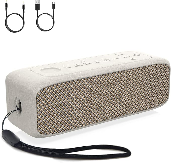 JUOVI Bluetooth Speaker,20W Stereo Sound,Wireless Speaker with Bluetooth 6.0,24H Playtime,IP68 Waterproof Shower Speaker,TWS Pairing, Support TF Card,AUX 3.5mm Input,Speaker for Home,Outdoor,Travel