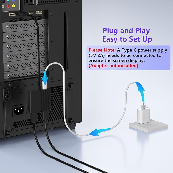 DisplayPort to HDMI DisplayPort Adapter, 4K@60Hz Display Port Splitter for Dual Monitors Extended Display,DP to DP/HDMI Splitter 1 in 2 Out, DisplayPort MST Hub for for Desktop,Laptop,Graphics Card