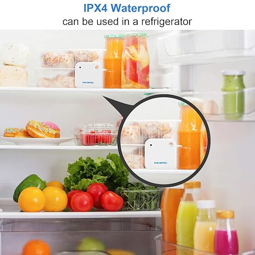 Inkbird IBS-P01R Wireless Pool Thermometer, Inkbird Smart Thermometer, IBS-TH2 Freezer Wireless Thermometer Bluetooth Temperature Sensor (Temperature Sensor ONLY) Bundle