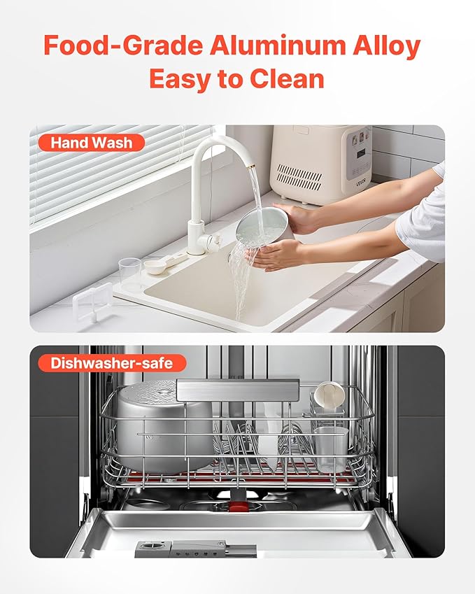 VEVOR Upright Automatic Ice Cream Maker with Built-in Compressor, 1 Quart No Pre-freezing Gelato Maker & Frozen Yogurt Machine, 4 Modes Electric Sorbet-Maker, Compressor Ice Cream Machine for Home