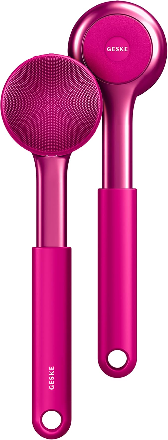 GESKE Sonic Full-Body Brush & Intensive Exfoliator | 8 in 1 | Electric Body Cleansing Brush | With SmartSonic Pulsations | Deep Cleansing, Exfoliation, Massage | Extendable Handle | Rough Skin Remover