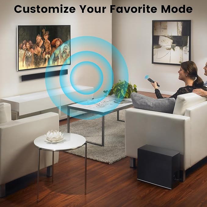 Gvirtue New Replacement Remote for Vizio 5.1/2.1 Home Theater Sound Bar, Remote for Vizio M/V/P Series Home Audio Sound System
