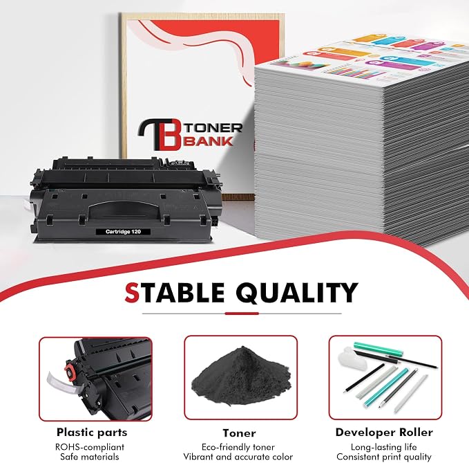120 Toner Cartridge Black 2-Pack Replacement for Canon 120 CRG120 CRG-120 Toner Cartridge for imageCLASS D1120 D1550 D1150 D1320 D1350 D1520 D1370 D1180 D1170 D1100 D1300 D1500 MF6680 MF417 Printer