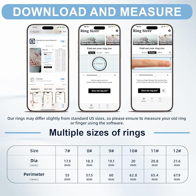Smart Ring, Ceramics Fitness Tracker & Health Monitoring Ring with Heart Rate/SpO2/HRV/Sleep Tracking, Multi-Sport Activity Tracker, 5ATM Waterproof, iOS Android Compatible (White, 10)