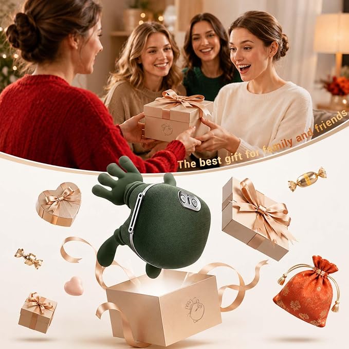 Shoulder and Neck Massager, Bionic Heated Massager with Fingers, 4D Kneading Massage, Deep Tissue and Back Pain Relief, Green