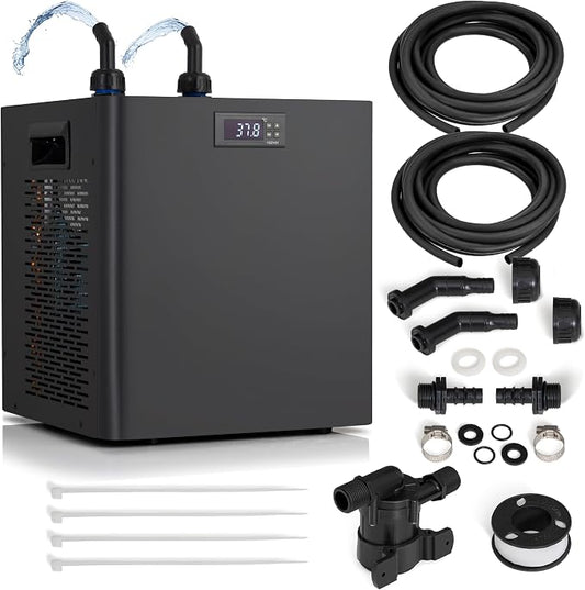 Polar Revive Chiller 2.0 for Ice Bath and Cold Plunges Including All Hoses and Pumps. 1/3 HP, 2/3 HP, 1 HP Models