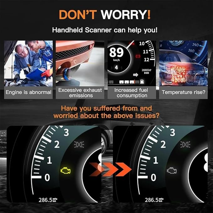 NC601 12V 24V Gasoline And Diesel OBD2 Code Scanner Engine Service Tool Read Data And Remove Truck Fault Decoder Diagnostics