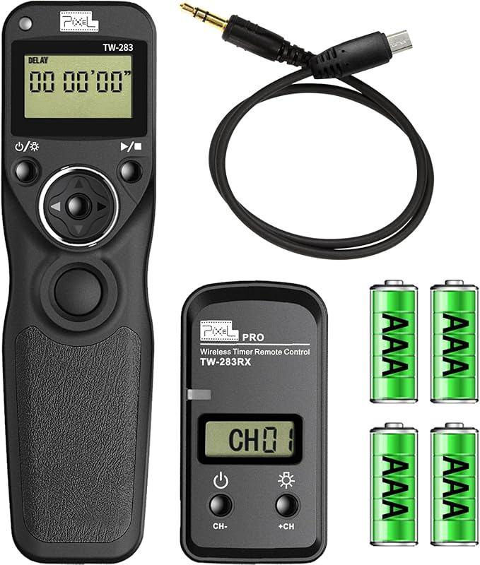 Pixel Wireless Shutter Remote Release Control TW283 for Sony A99II, A77II, A58, A68, A7, A7II, A7R, A7RII, A7S, A7SII, A3000, A5100, A5000 A6000