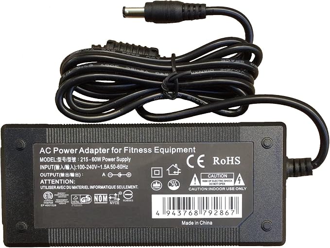 AC Adapter Compatible with ProForm Pro C22 and Pro 22 Studio Bike PFEX92220.3, PFEX92220