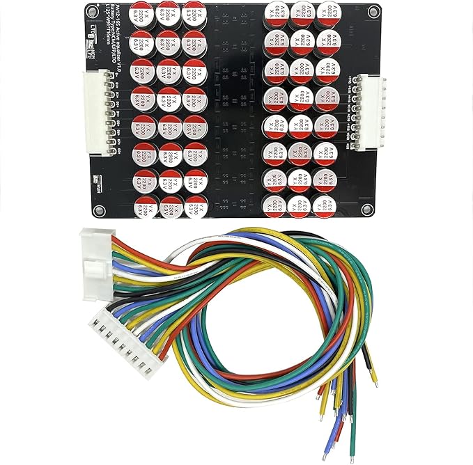 12S-16S 13S 14S 15S 5A Capacitor Active Equalizer Balancer LFP Lifepo4 Lithium Lipo/Titanate LTO Battery Energy Transfer Active Equalization Module Faster Whole Group Balance
