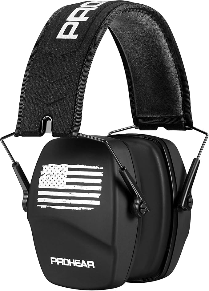PROHEAR Ear Protection Safety Earmuffs for Shooting Noise Reduction Slim Hearing Protector