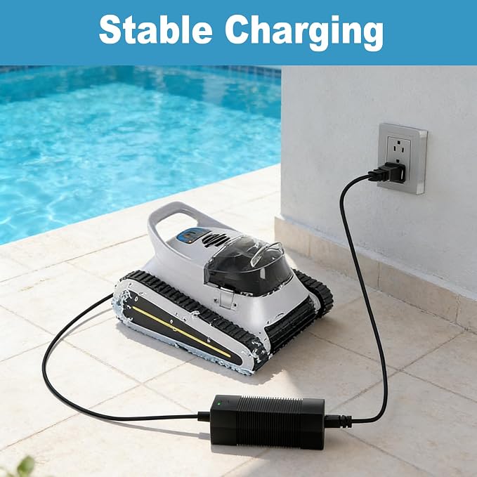 26V Charger for Seauto Crab CR and Zyerch SAT30 Robotic Pool Cleaner Compatible with 21.6V Battery Pool Cleaner Power Adapter Cord