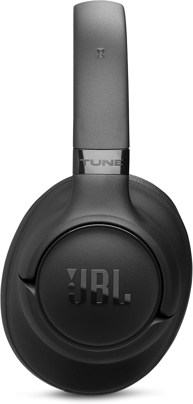 JBL Tune 730BT - Wireless Over-Ear Bluetooth® 6.0 Headphones with Powerful JBL Pure Bass Sound, 2 beamforming mics for Perfect Calls, Up to 76 Hours of Battery Life, & Multi-Point Connection (Black)
