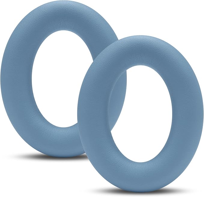 WC PadZ QC45 - Earpads for Bose QuietComfort 45 / QuietComfort Se/QuietComfort Wireless, Made by Wicked Cushions | Extra Thick Cushion | Premium Durable Stitching | Blue Dusk