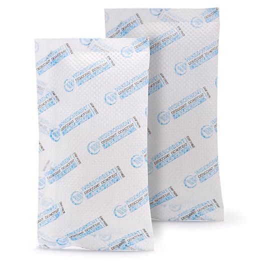 Wisesorb 20 Gram 600 Packs Silica Gel Packets, Dessicant Packets for Storage, Pure and Safe Silica Gel Desiccant Packs, Humidity Packs