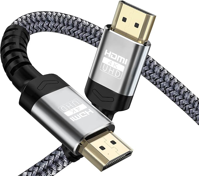 Soonsoonic 4K HDMI Cable 10 Ft | 18Gbps Ultra High Speed HDMI 2.0 Cable & 4K@60Hz HDR ARC HDCP2.2 Ethernet-Braided HDMI Cord | for UHD TV Monitor Laptop Xbox PS4/PS5 ect (3m)