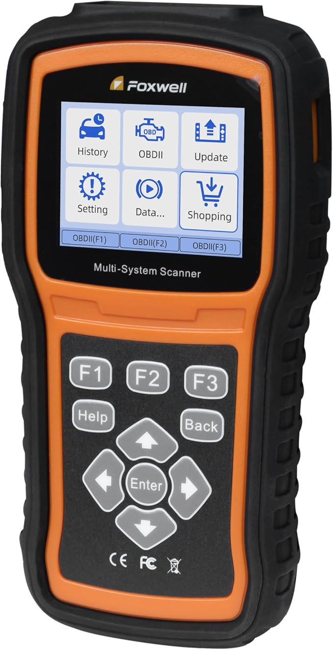 FOXWELL NT530 for Porsche - All Systems, All Maintenance Service - Bidirectional Diagnostic Scan Tool OBD2 Scanner Automotive Code Reader ABS Bleed SRS Airbag SAS TPMS TPS EPB Oil Reset CKP