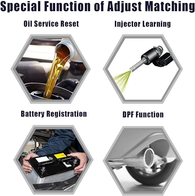 ANCEL VD700 OBD2 Scanner for VAG Vehicles Oil TPMS EPB TPS SAS Reset Injector Adaption DPF Scan Tool with ANCEL BST200 12V 100-1100 CCA Car Battery Load Tester