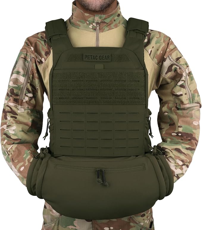 PETAC GEAR Tactical Hand Warmer,Portable Drop Hanger Waist Handwarmer Pouch for Hunting Golf Camping Fishing, Hiking, Football Winter Outdoor Field Survival.